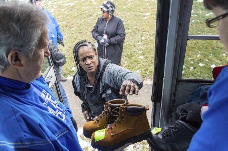 Crossing borders to help: Youngstown Blue Coats distribute winter wear in Farrell